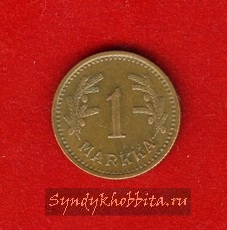 1 марка 1942 года Финляндия